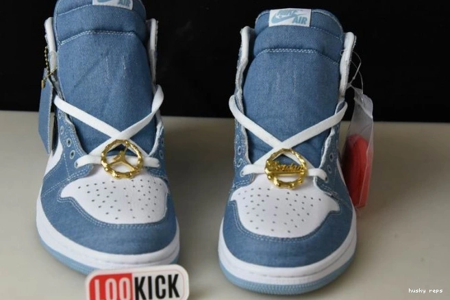 Cheap Husky 1 High DM9036-104 Denim Jordan OG Air WMNS 0708